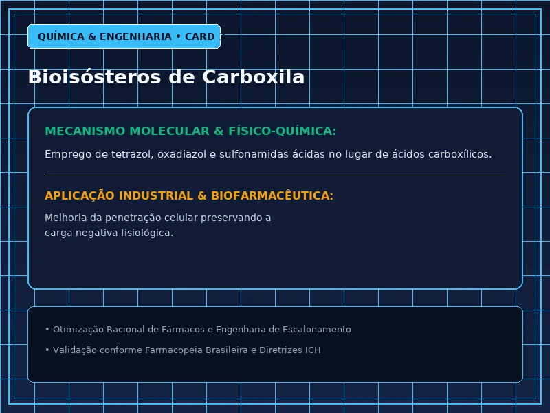 Cartão Técnico 3 - Bioisosterismo Clássico e Não Clássico