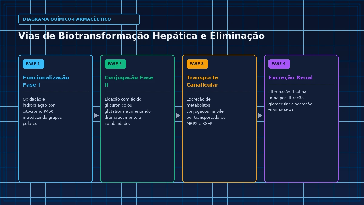 Diagrama Técnico e Rota de Process Chemistry - Metabolismo de Fármacos e Pró-Fármacos