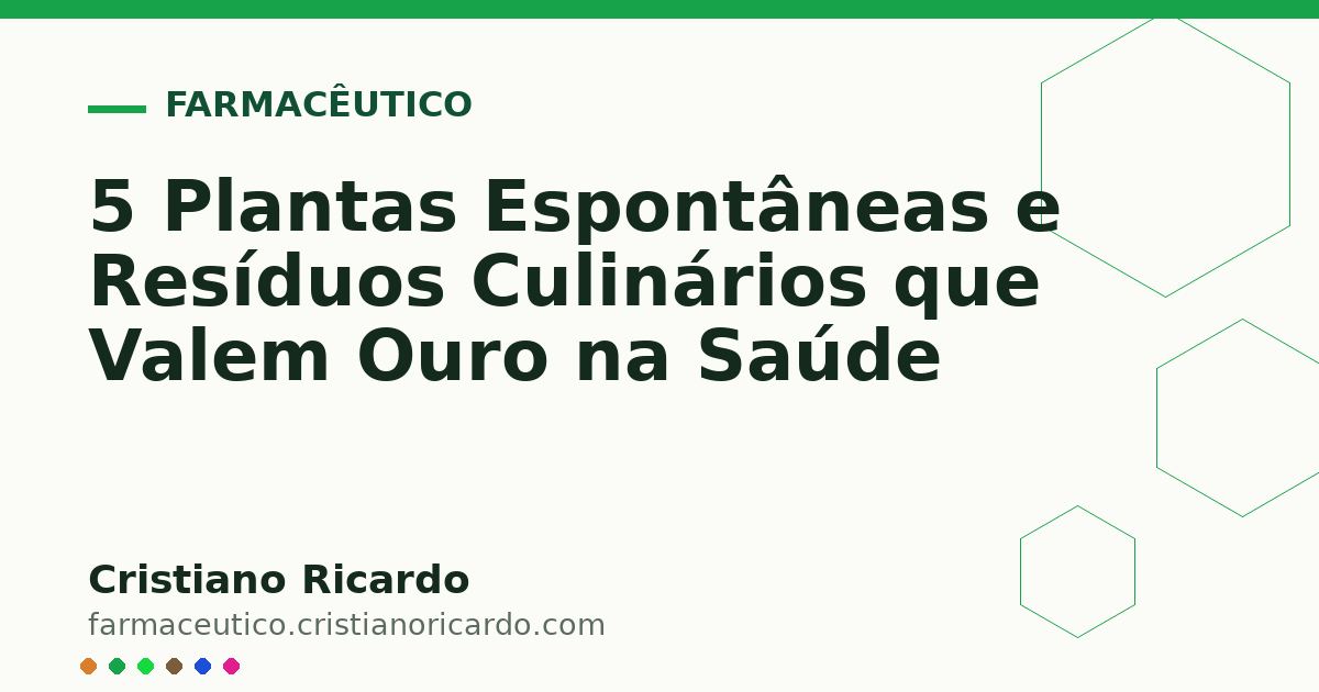 Card OG automático: 5 Plantas Espontâneas e Resíduos Culinários que Valem Ouro na Saúde