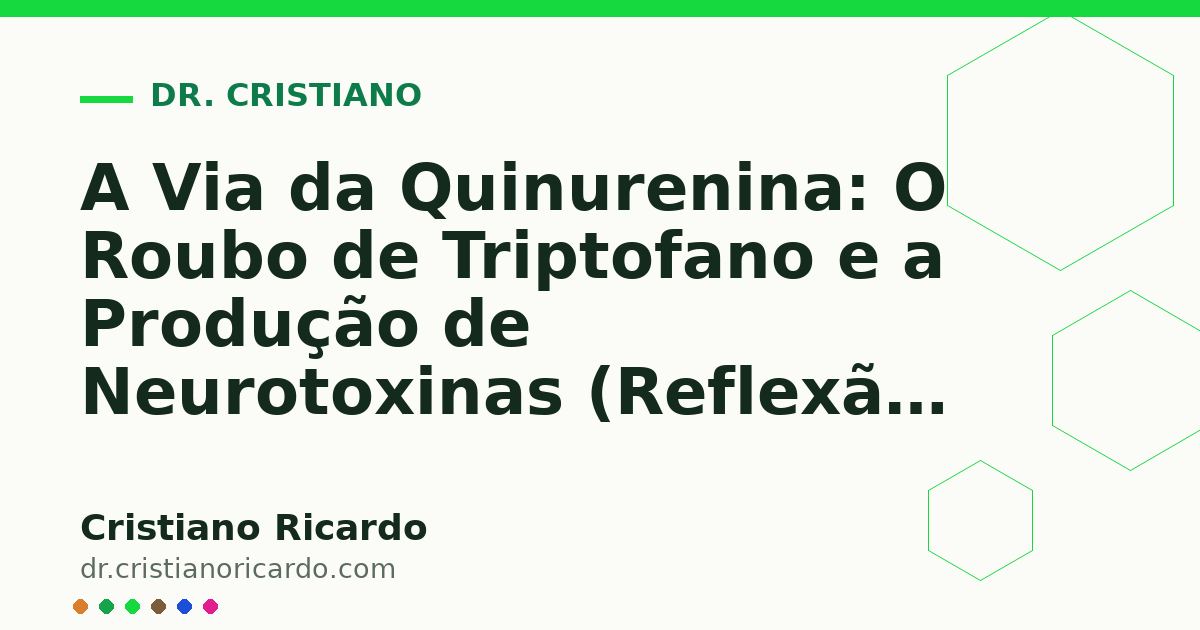 Card OG automático: A Via da Quinurenina: O Roubo de Triptofano e a Produção de Neurotoxinas (Reflexão Clínica 2023)