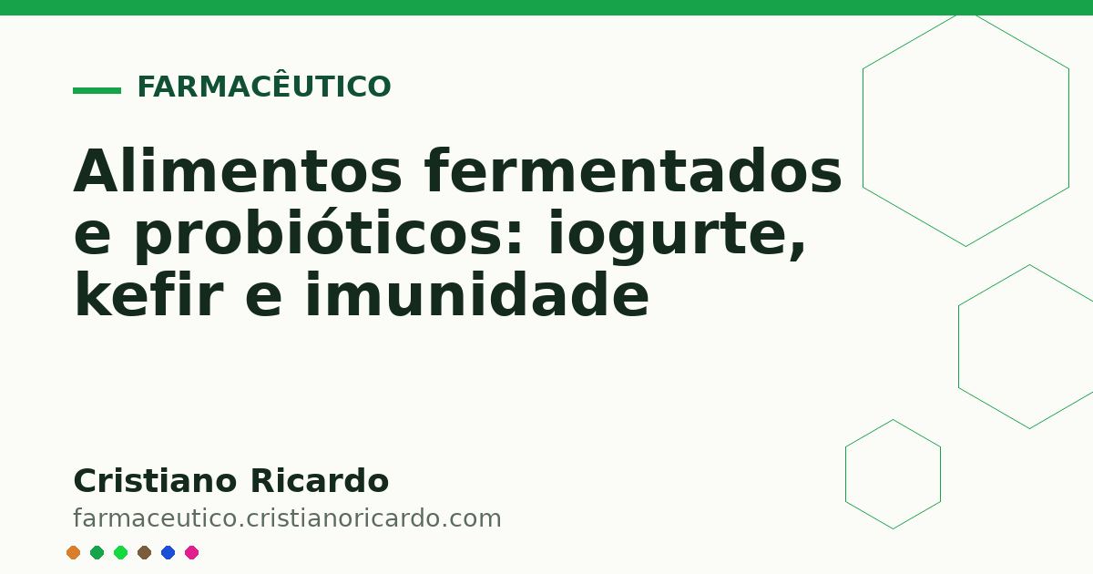 Card OG automático: Alimentos fermentados e probióticos: iogurte, kefir e imunidade