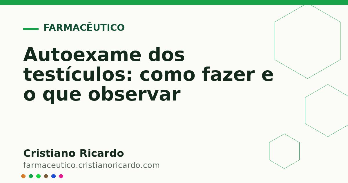 Card OG automático: Autoexame dos testículos: como fazer e o que observar