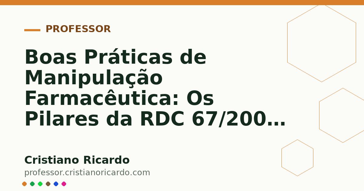 Card OG automático: Boas Práticas de Manipulação Farmacêutica: Os Pilares da RDC 67/2007 (Parte 16)