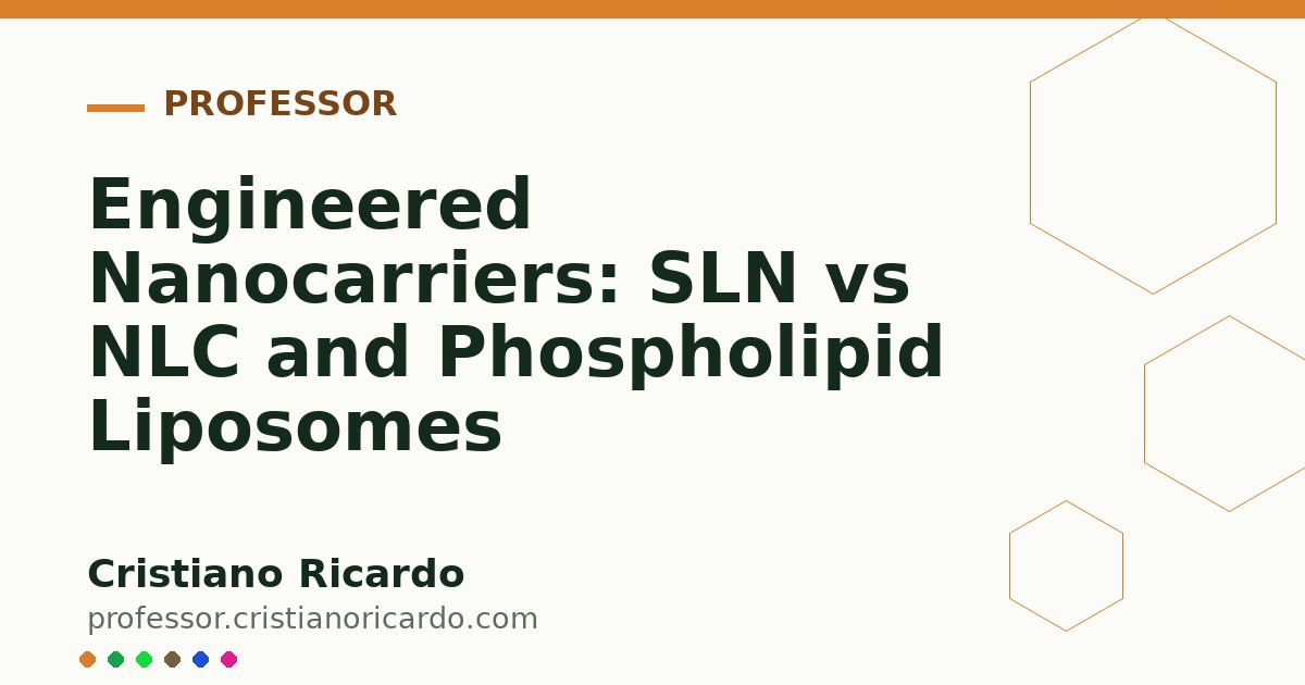 Card OG automático: Engineered Nanocarriers: SLN vs NLC and Phospholipid Liposomes