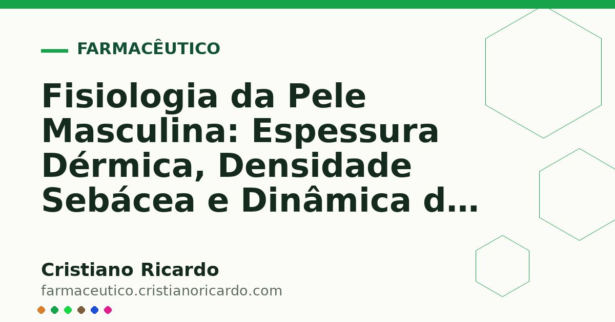 Card OG automático: Fisiologia da Pele Masculina: Espessura Dérmica, Densidade Sebácea e Dinâmica do Colágeno (Tratado de Estética Masculina 2019)