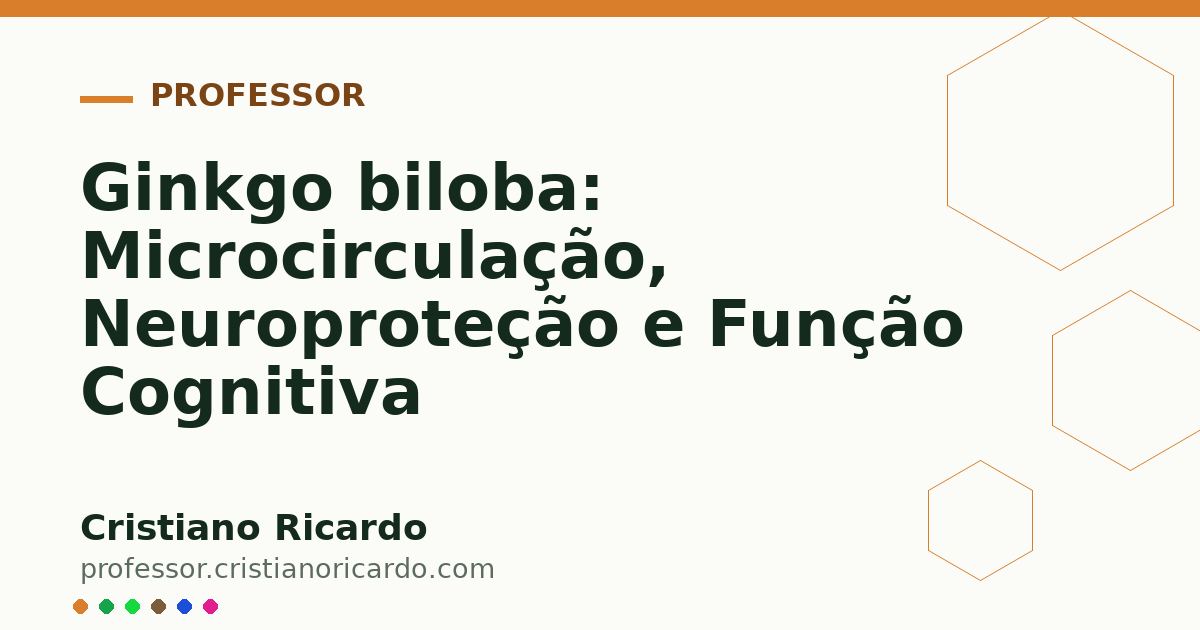 Card OG automático: Ginkgo biloba: Microcirculação, Neuroproteção e Função Cognitiva