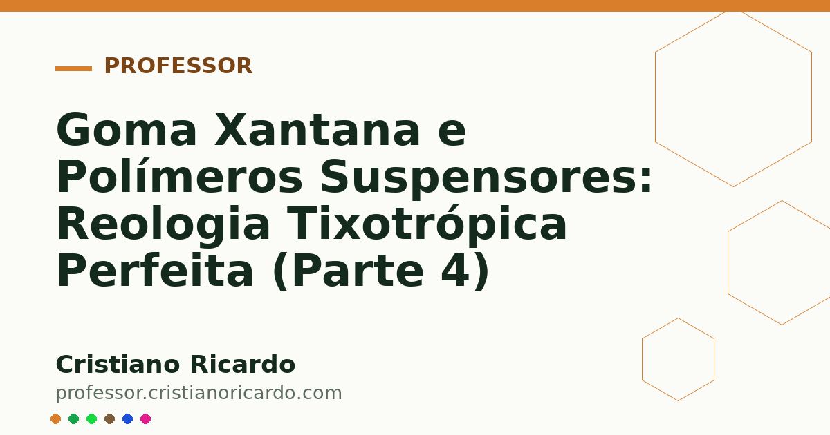 Card OG automático: Goma Xantana e Polímeros Suspensores: Reologia Tixotrópica Perfeita (Parte 4)