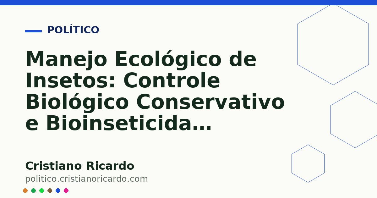 Card OG automático: Manejo Ecológico de Insetos: Controle Biológico Conservativo e Bioinseticidas (Tratado de Agroecologia &amp; Agricultura Familiar 2019)