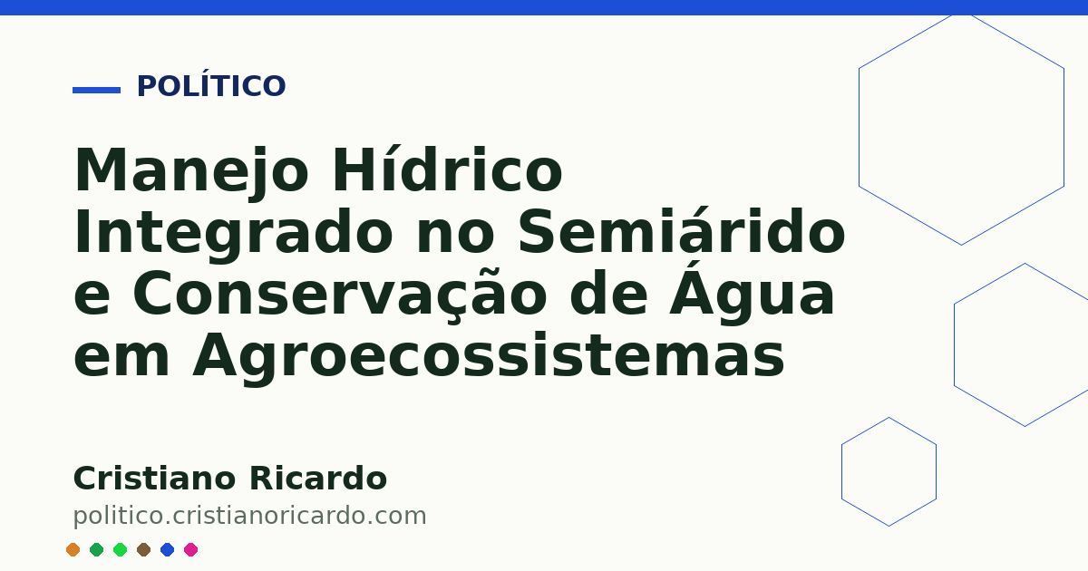 Card OG automático: Manejo Hídrico Integrado no Semiárido e Conservação de Água em Agroecossistemas