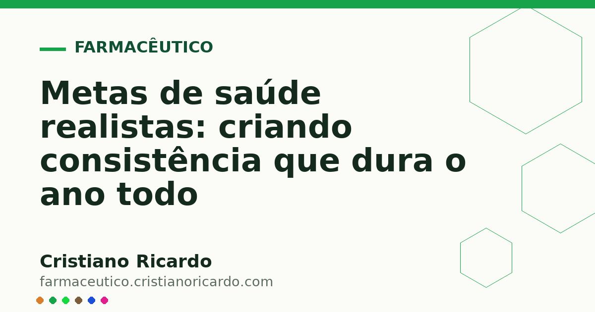 Card OG automático: Metas de saúde realistas: criando consistência que dura o ano todo