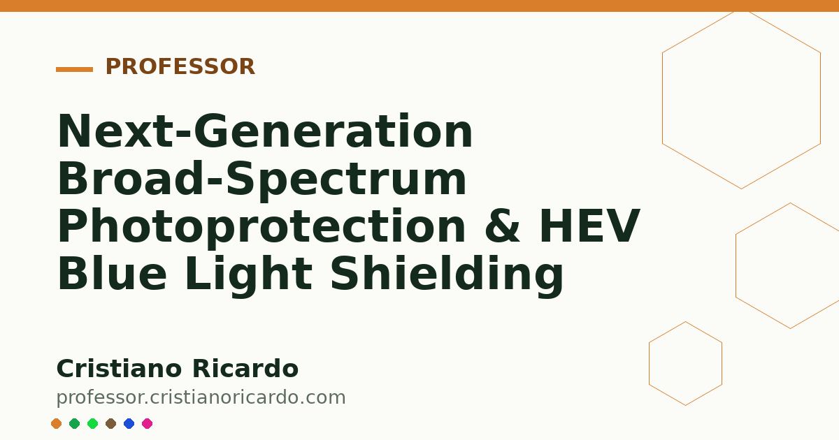 Card OG automático: Next-Generation Broad-Spectrum Photoprotection & HEV Blue Light Shielding