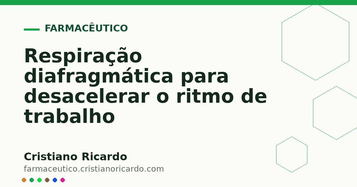 Card OG automático: Respiração diafragmática para desacelerar o ritmo de trabalho