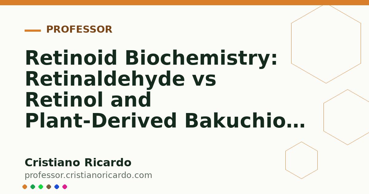 Card OG automático: Retinoid Biochemistry: Retinaldehyde vs Retinol and Plant-Derived Bakuchiol (Engineering Review 2019)