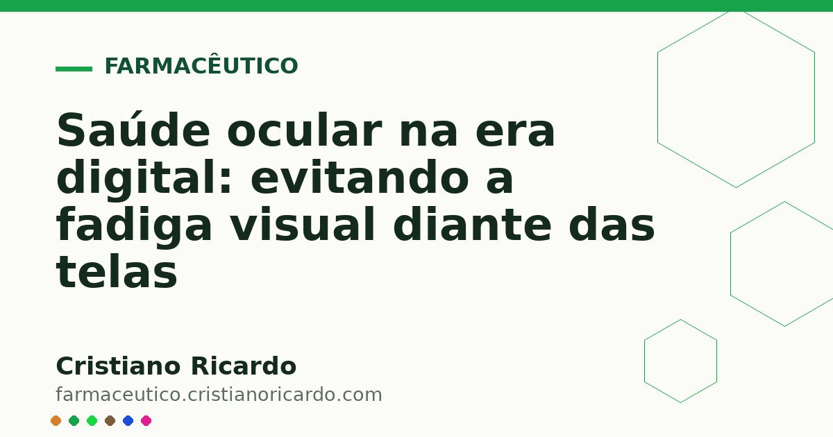 Card OG automático: Saúde ocular na era digital: evitando a fadiga visual diante das telas